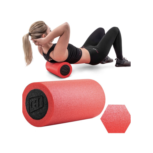 Масажний ролик  Hop-Sport HS-E030YG EPE 30 см red - фото №6